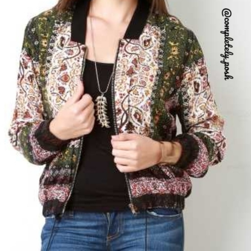 🔥SOFT Boho Bomber Jacket